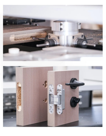 راه حل CNC Excitech تولید یکپارچه در، دیوار و کابینت.