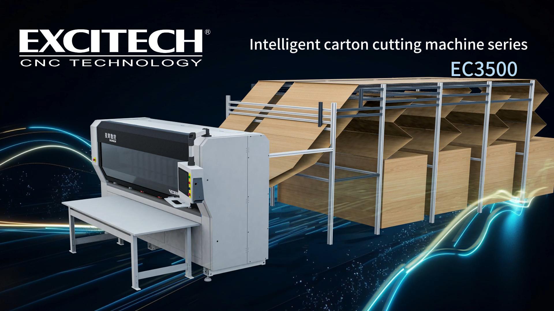 بسته بندی بدون زحمت و برش دقیق با دستگاه برش و بسته بندی کارتن باکس Excitech