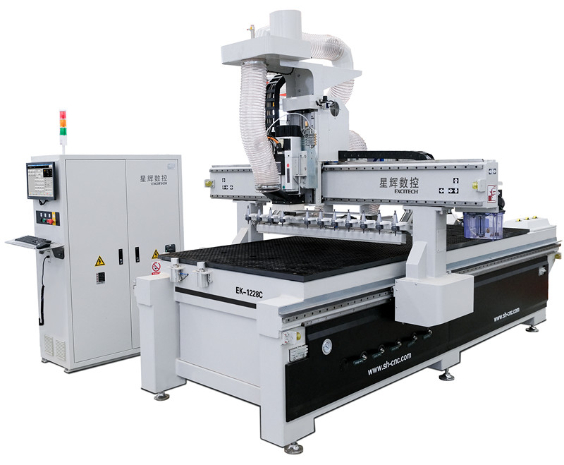 ماشین تودرتو تغییر ابزار خطی پیش برچسب گذاری سری CNC EK-C