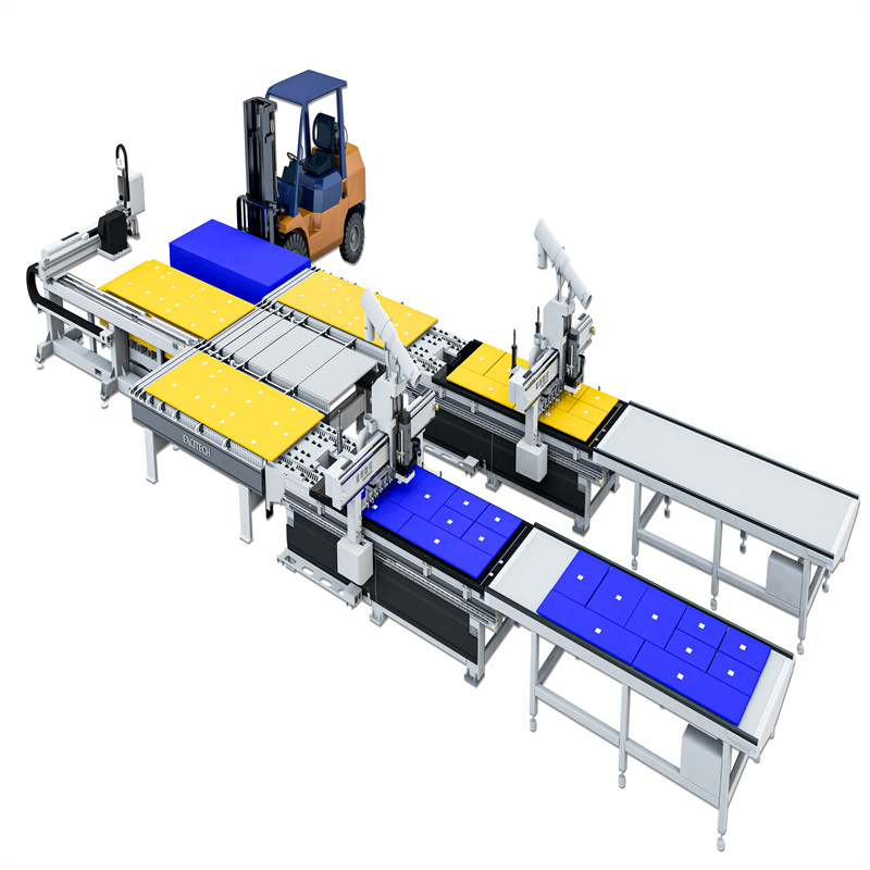 واحد تودرتوی کارخانه مبلمان هوشمند CNC نجاری